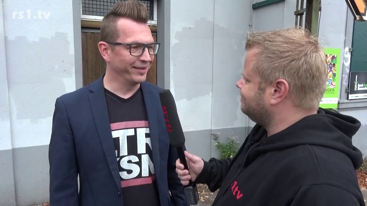 Sascha von Gerishem von der Aktion Muteinander im Interview mit Thorsten Greuling für rs1.tv. Screenshot: rs1.tv
