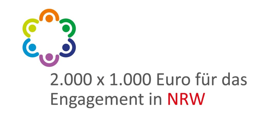 2.000x1.000 Euro für das Engagement in NRW